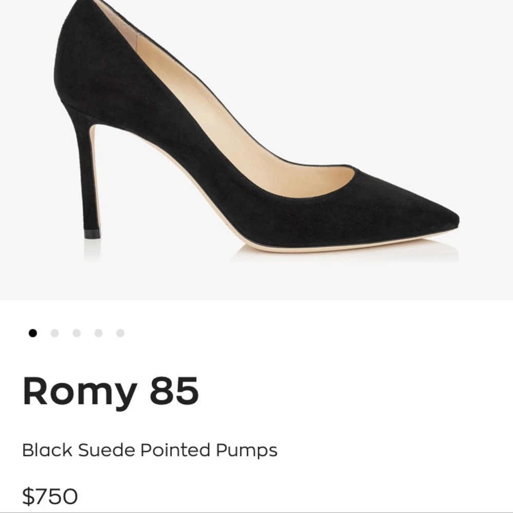 Jimmy Choo Romy 85 Suede pumps 38.5 black